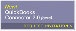 Sign up to test the QuickBooks Connector 2.0 beta