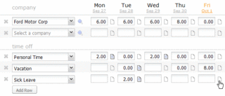 Easily Add Time Off to your Timesheet