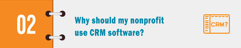 Why should my nonprofit use CRM software banner