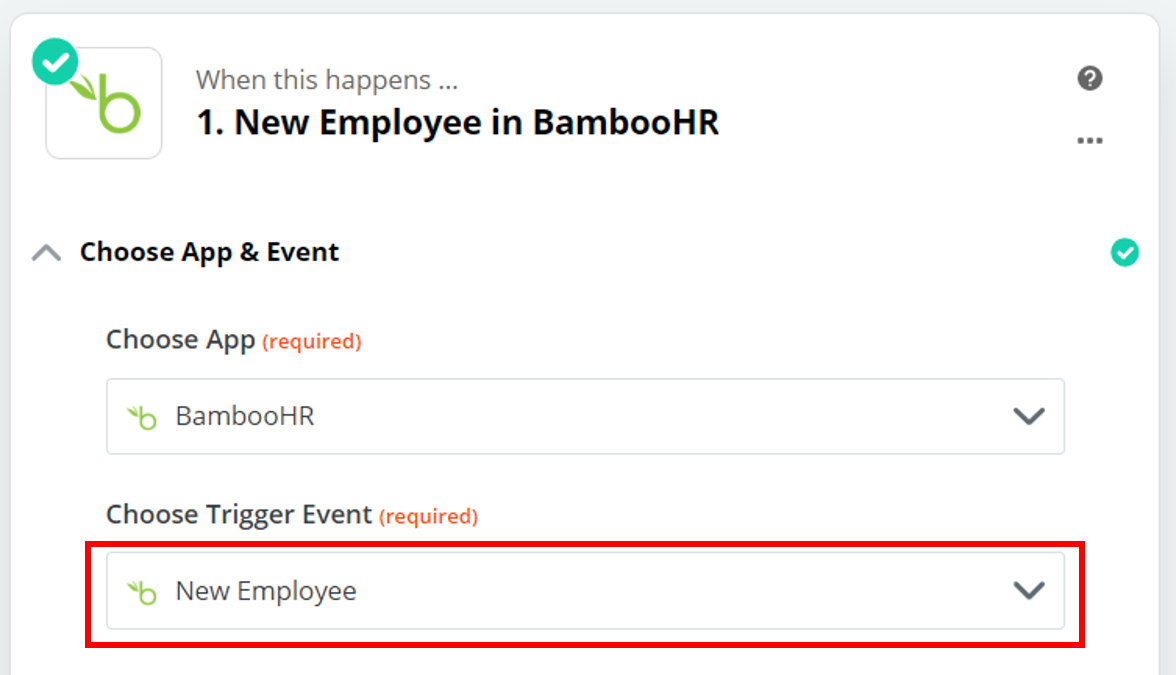 bamboohr step 2 bamboohr new employee
