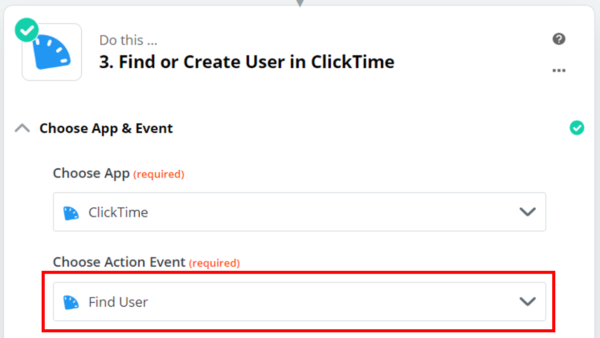 bamboohr step 6 clicktime find user