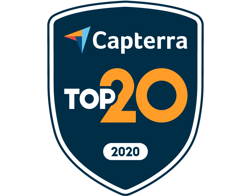 Capterra Top 20: Time & Expense Badge