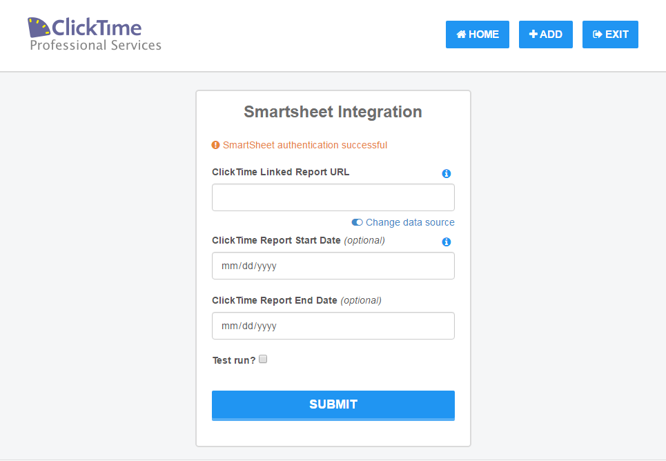 Smartsheet - clicktime smartsheet integration