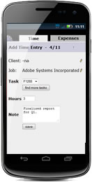 time tracking software mobile