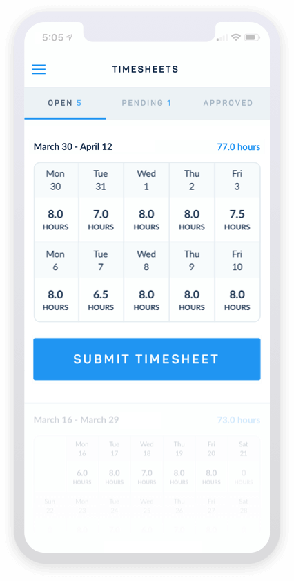Time Tracking App - mobile time tracking