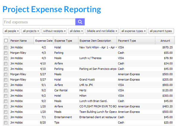 Project Billing & Expense Tracking Software | ClickTime