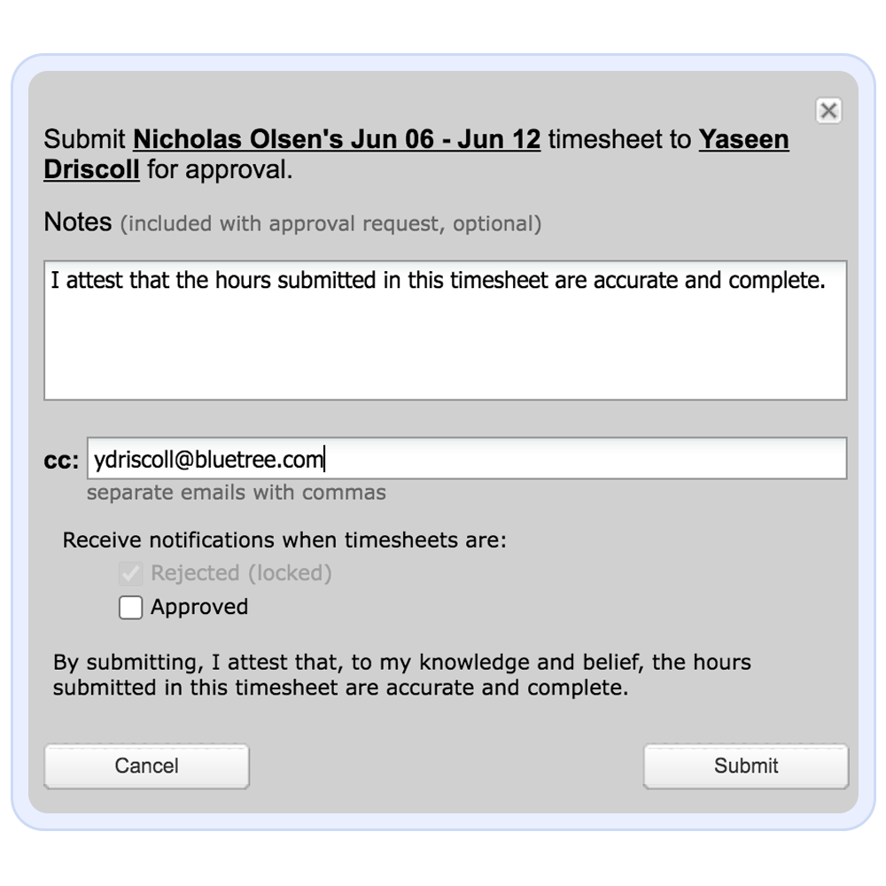 Timesheet Accuracy & Validations