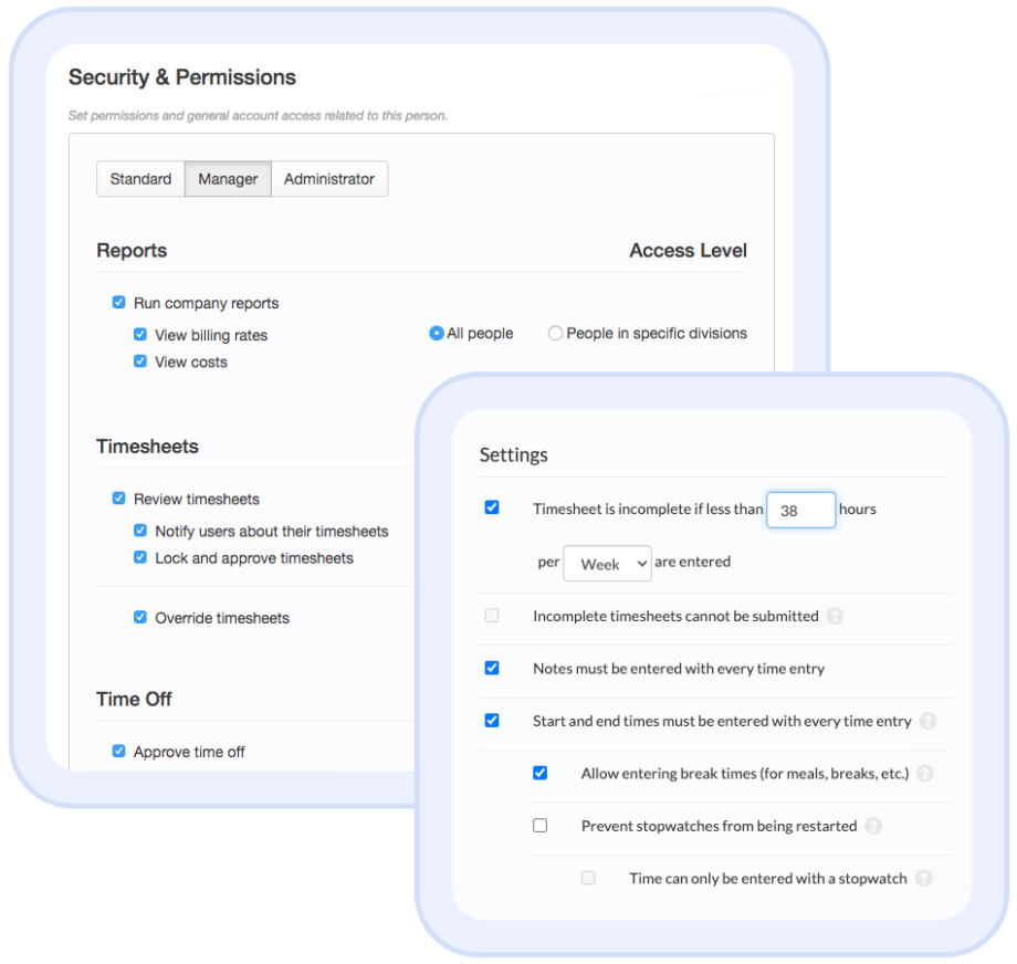 security permissions