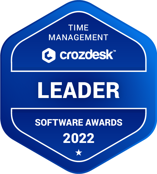 crozdesk time management software leader badge