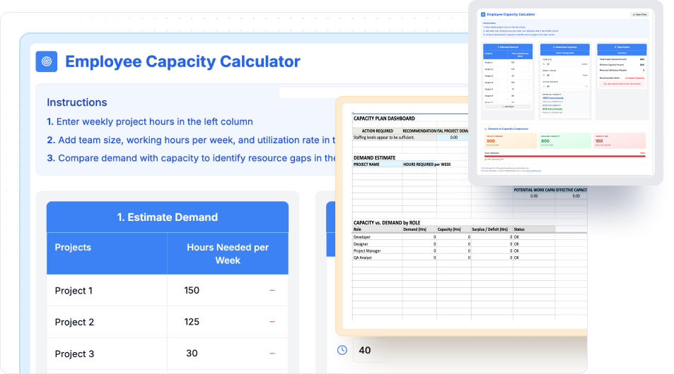 Capacity Template Clicktime